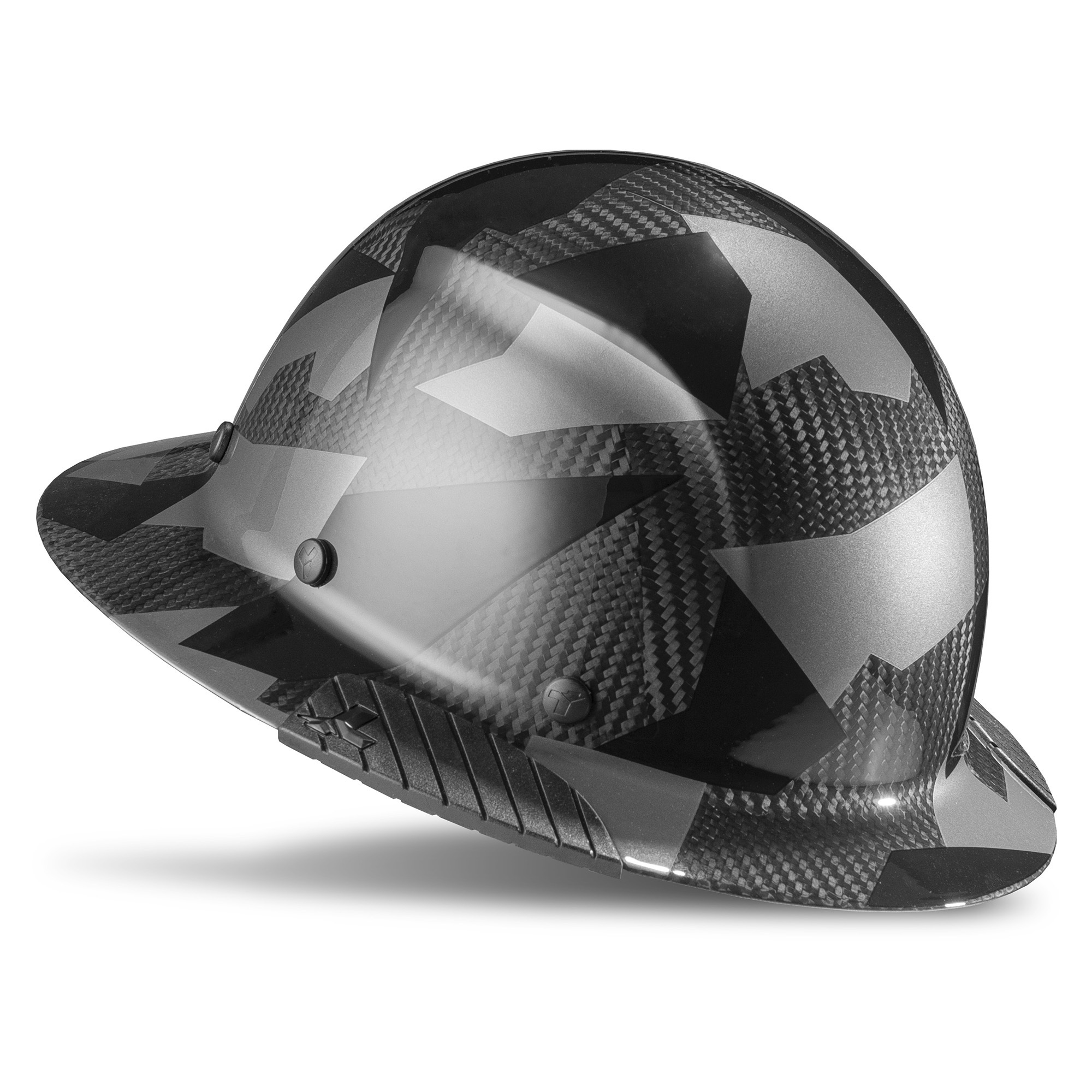 LIFT Safety, DAX Carbon Fiber Full Brim (Black Camo), Model# HDC-20CK